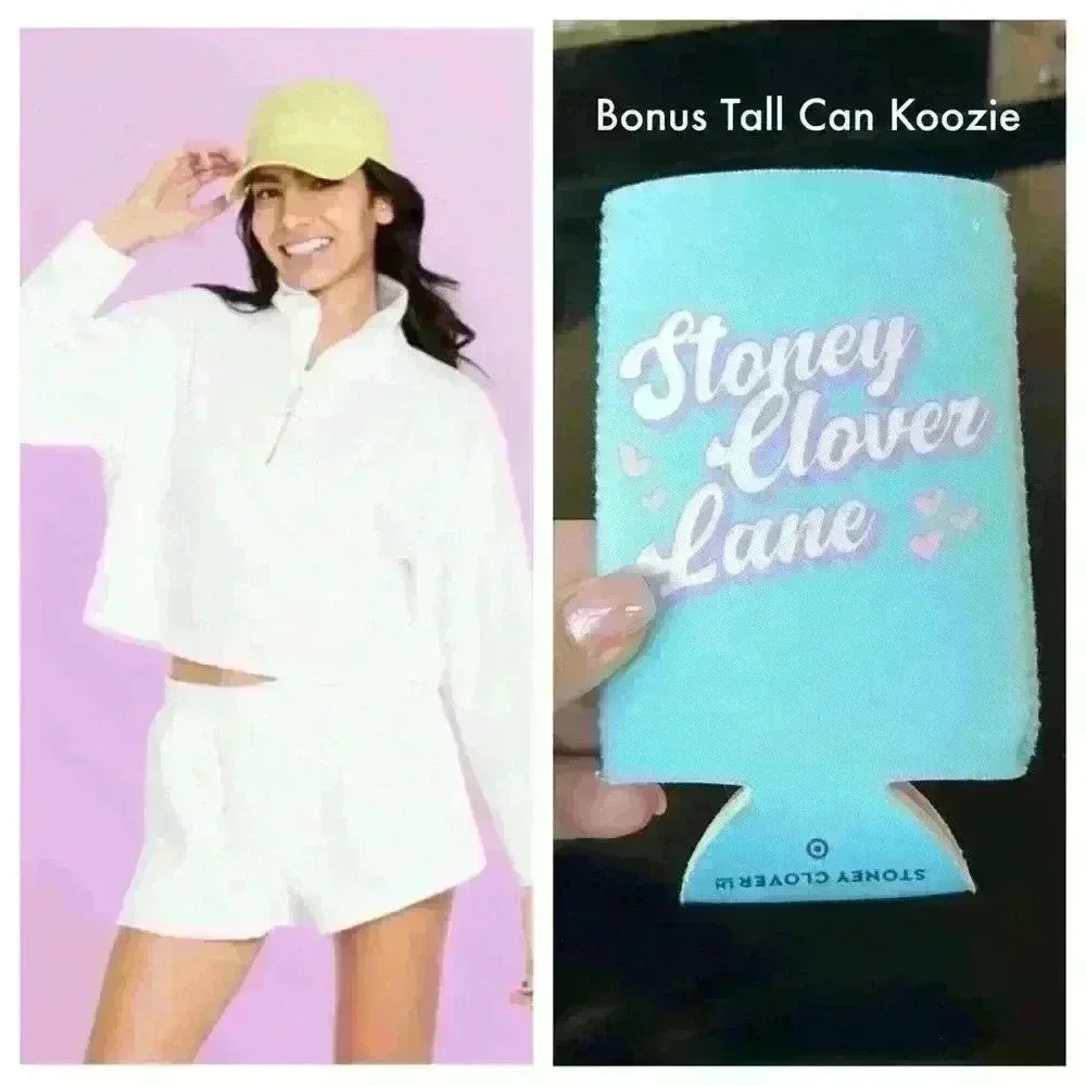 Stoney Clover Lane x Target w/ free koozie TERRY CLOTH Sweatshirt  NWT